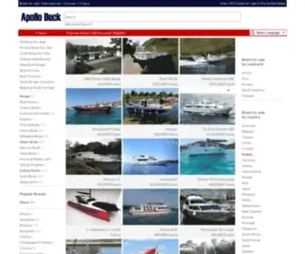 Apolloduck.fr(Boats for sale France) Screenshot