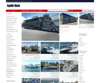 Apolloduck.us(Boats for sale USA) Screenshot