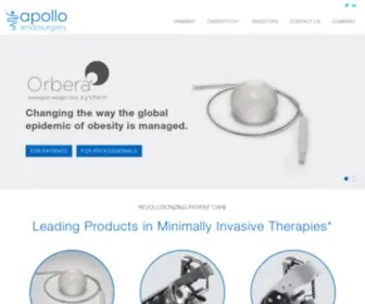 Apolloendo.com(Apollo Endosurgery) Screenshot