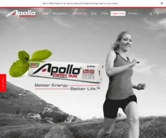 Apolloenergygum.com(Apollo Energy Gum) Screenshot