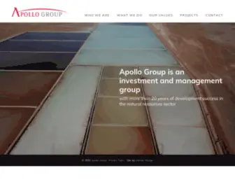 Apollogroup.com.au(An investment and management group) Screenshot