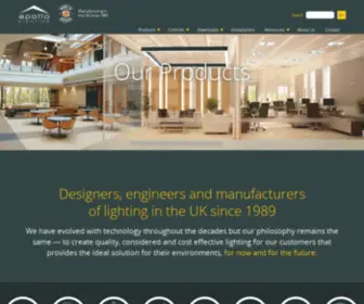Apollolighting.co.uk(Apollo Lighting Ltd) Screenshot