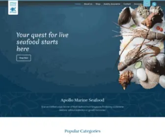 Apollomarine.com.sg(Home) Screenshot