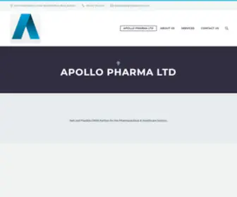 Apollopharma.co.uk(Fast and Flexible CMDO Partner for the Pharmaceutical sectors) Screenshot