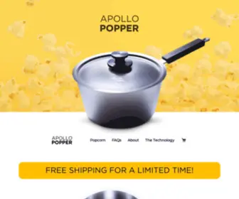 Apollopopper.com(Home Apollo Popper) Screenshot