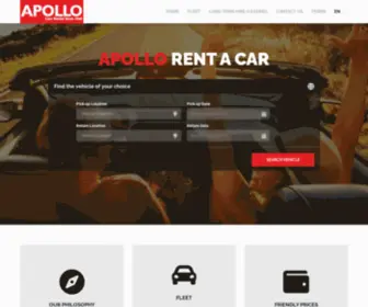 Apollorentacar.gr(Apollo Rent a car) Screenshot
