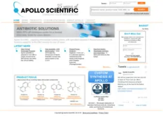 Apolloscientific.co.uk(Research Chemicals) Screenshot