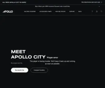 Apolloscooters.co(USA's #1 Electric Scooter Store) Screenshot