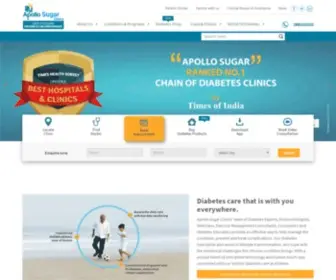 Apollosugar.com(Online Doctor Consultation with Diabetologists and Endocrinologists in India) Screenshot