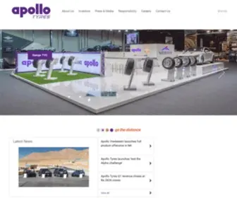 Apollotyres.com(Vind banden voor auto's) Screenshot
