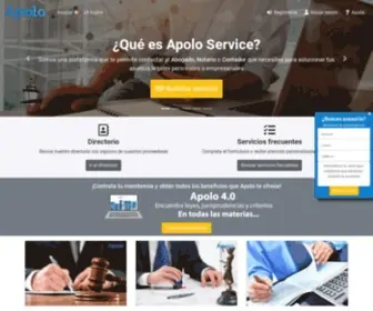 Apoloservice.com(Apolo Service // Servicios legales) Screenshot