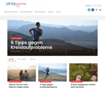 Apomagazine.com(Das Magazine für eine gesunde Lebensweise) Screenshot