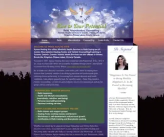 Aponahealingarts.com(Toronto, Ontario Canada) Screenshot