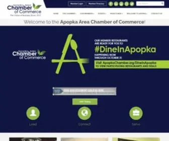 Apopkachamber.org(Apopka Area Chamber of Commerce) Screenshot