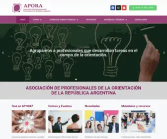 Apora.org.ar(Apora) Screenshot