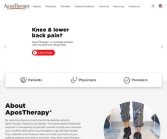 Apostherapy.com(AposTherapy®) Screenshot