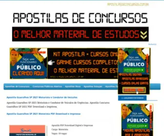 Apostilasdeconcursos.com.br(Apostilas) Screenshot