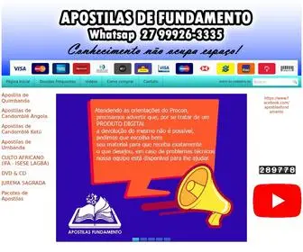 Apostilasdefundamentos.com.br(Apostilasdefundamentos) Screenshot