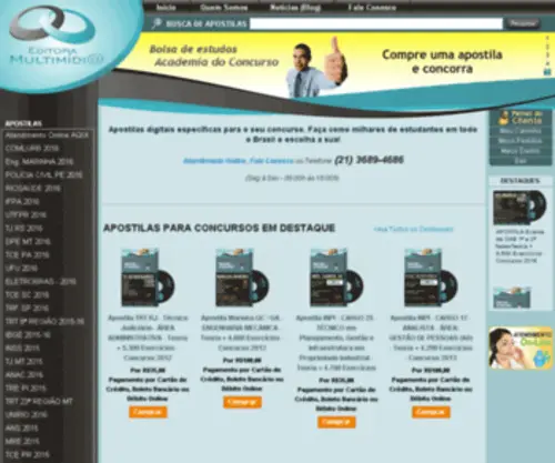 Apostilasmultimidia.com(Editora Multimídia) Screenshot