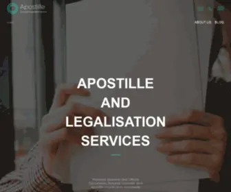 Apostille.ie(Apostille Ireland) Screenshot