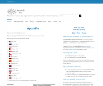 Apostille.info(Apostille Information and Services) Screenshot