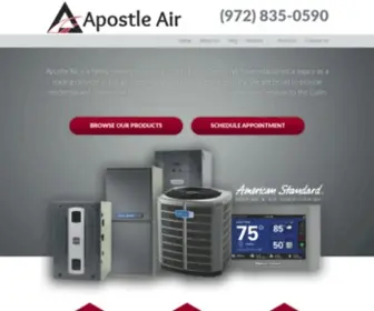 Apostleair.com(AC Repair Service AL) Screenshot