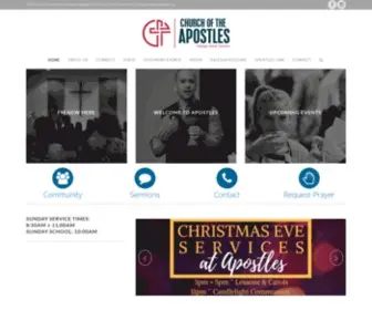 Apostles-Raleigh.org(Church of the Apostles) Screenshot