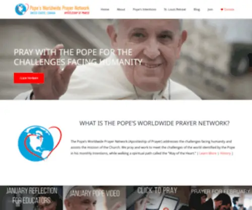 Apostleshipofprayer.org(Apostleship of Prayer) Screenshot
