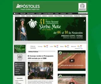 Apostoles.gov.ar(Municipalidad de Apóstoles) Screenshot