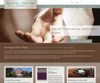 Apostolicchristian.org(The Apostolic Christian Church) Screenshot