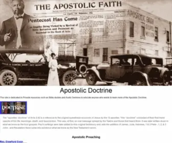 ApostoliCDoctrine.net(Index) Screenshot