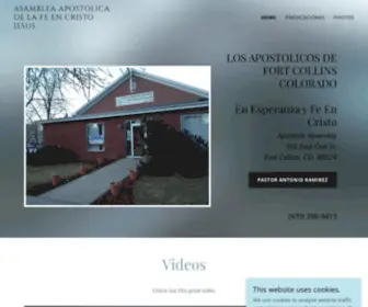 Apostolicosdefortcollins.com(Los Fort Collins Apostolic Church) Screenshot