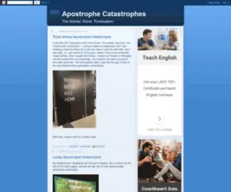 Apostrophecatastrophes.com(Apostrophe Catastrophes) Screenshot