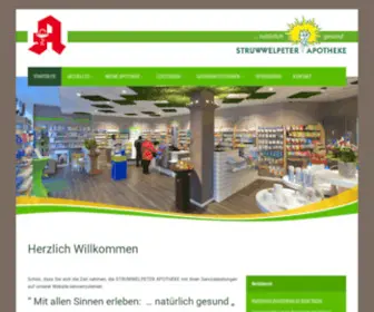 Apostruwwelpeter.de(Herzlich Willkommen in der Struwwelpeter Apotheke) Screenshot