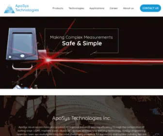 Aposystech.com(ApoSys for LiDAR survey and positioning system) Screenshot