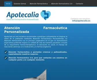 Apotecalia.es(Atención Farmacéutica Personalizada) Screenshot