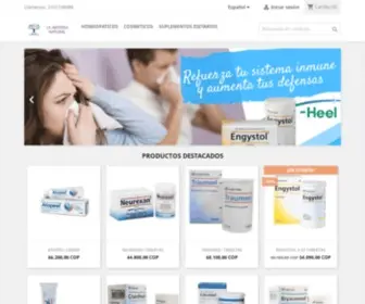 Apotekanatural.com(Farmacia Homeopatica La Apoteka Natural) Screenshot