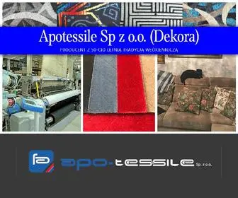 Apotessile.com.pl(Apotessile Sp) Screenshot