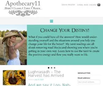 Apothecary11.com(Tarot Readings) Screenshot