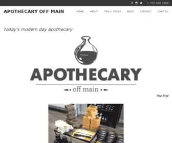 Apothecaryoffmain.com(Apothecaryoffmain) Screenshot