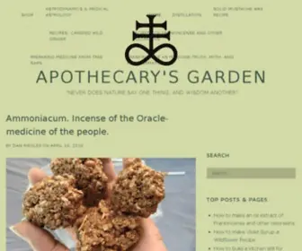 Apothecarysgarden.com(The world) Screenshot