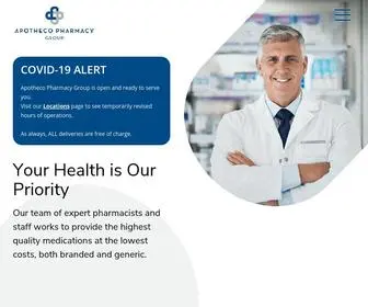 Apothecopharmacy.com(Apotheco Pharmacy) Screenshot