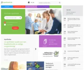 Apotheek.be(Welkom op) Screenshot