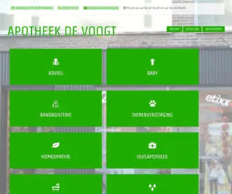 Apotheekdevoogt.be(Apotheek De Voogt) Screenshot