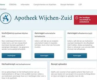 ApotheekwijChenzuid.nl(Apotheek Wijchen) Screenshot