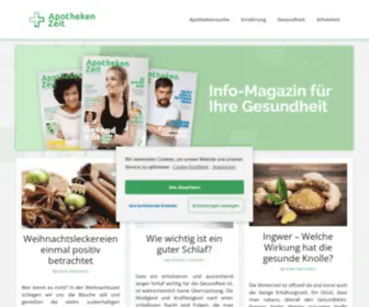 Apotheken-Zeit.de(Info-Magazin zur Ihrer Gesundheit) Screenshot