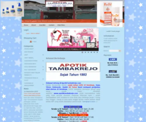 Apotiktambakrejo.com(Apotik) Screenshot