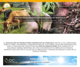 Apov.com.ve(Producción Agroalimentaria Sostenible y Eficiente en Armonía con el Ambiente) Screenshot