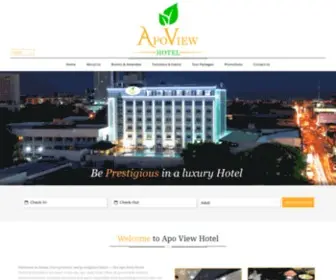 Apoviewhotel.com(Apo View Hotel) Screenshot