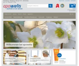 Apowelis.de(Apotheke an der Weleda) Screenshot